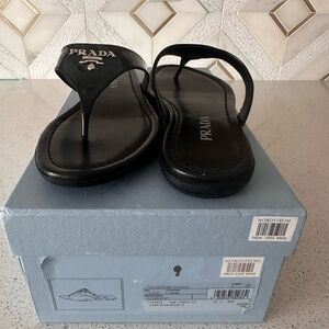 Black Prada Sandals